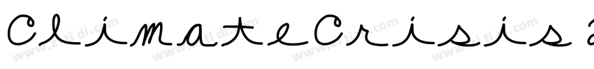 ClimateCrisis 2010字体转换